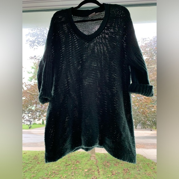 🎄🔥Forest Green knit Sweater slouchy fit - Picture 4 of 6